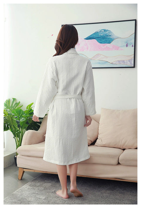 Luxury Bathrobe - Elegant Classic Waffle Robe Range